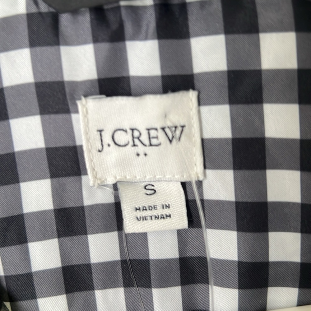 J.Crew Quilt vest women size S black NWT - Picture 5 of 9